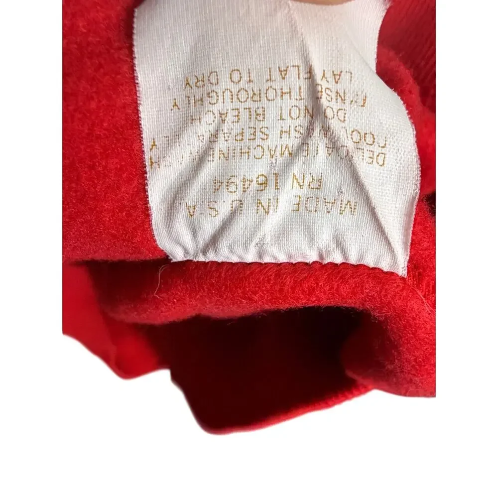 Vintage Polo Sport Ralph Lauren Women's Red Yellow Blue Sweatshirt Dress - L - Picture 9 of 9